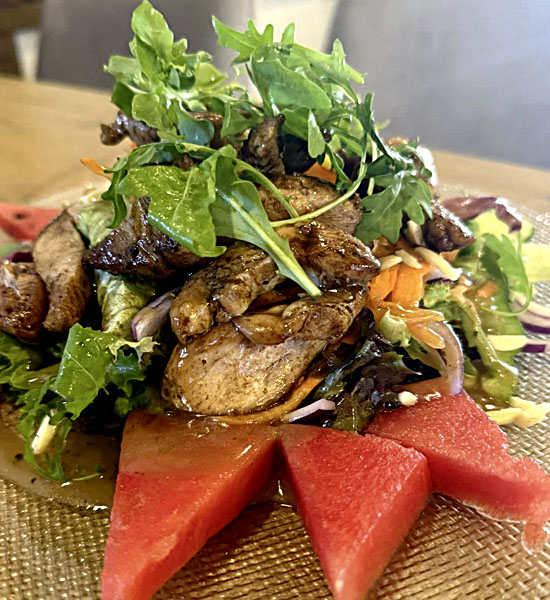 Gerichtauswahl im Ristorante La Toscana